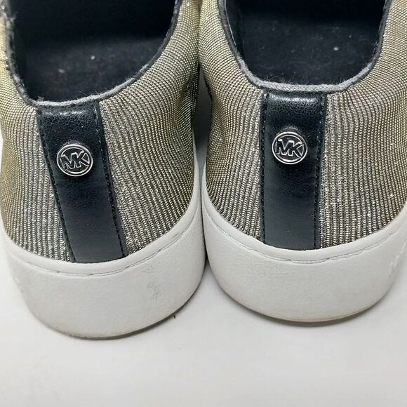 Michael Michael Kors Slip on Shoes. Silver sparkle color. Size 7M. - Picture 10 of 16